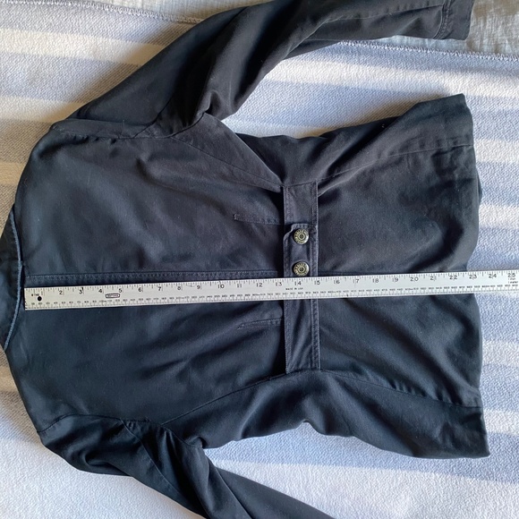 Anthropologie G1 Goods British Cavalry black fitted black utility jacket Sz M - Picture 16 of 16